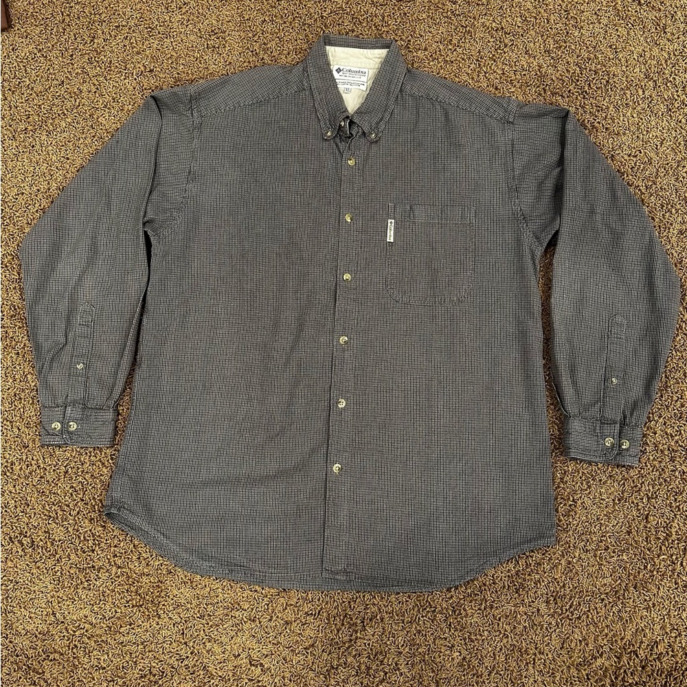 Columbia XL plaid button up
